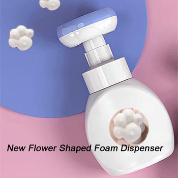 Новый дозатор пены в форме цветка для мыла для рук Дозатор штампов для рук Дозатор Пенящегося мыла для детей Инструменты для оценки уборки