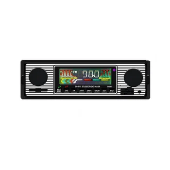 Новый Ретро Автомобиль Беспроводной Bluetooth 12V MP3-плеер AUX Аудиовход, Вставка карты памяти, USB Флэш-накопитель, Мультимедийное радио