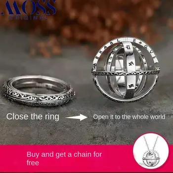 Ожерелье-кольцо с астрономической сферой, креативный астрономический инструмент для мужчин и женщин, звездная вселенная