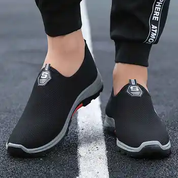 Оригинальные мужские кроссовки Zapato Спортивная обувь для мужчин Не повседневная Кожаные кроссовки без шнурков Мужская спортивная обувь для тенниса