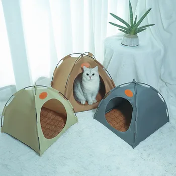 Палатка-гнездо для домашних животных Складная палатка для кошек, уличная палатка для собак, домик для домашних животных.