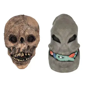 Пародийный реквизит Ужасов, прочный, создающий устрашающую атмосферу, Многофункциональная привлекающая внимание маска устрашения, уникальные маски для Хэллоуина
