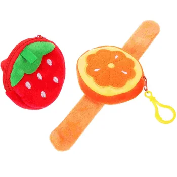Плюшевый браслет с пощечиной, милые браслеты, сувениры для фруктовой вечеринки, сладкий подарок для детей, ленты для девочек
