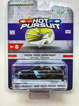 Полицейская машина Tahoe Police Interceptor 1: 64 2022 для полицейского участка Тахо Хелена Коллекция моделей автомобилей