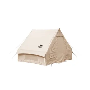 Портативная складная надувная палатка из хлопчатобумажной ткани для кемпинга, непромокаемая, очень большая и изысканная