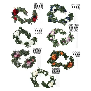 Приветственные цветочные украшения 2 комплекта Свадебных цветочных украшений без запаха для пола