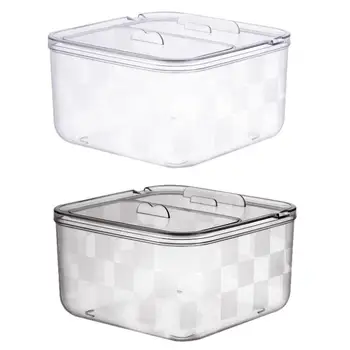 Прозрачная пылезащитная коробка для хранения влажных салфеток с крышкой, многофункциональная коробка для хранения салфеток на домашнем рабочем столе, Коробка для хранения влажных салфеток, масок для лица, коробка для хранения