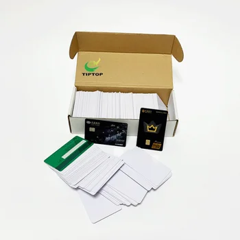 Прямая продажа с фабрики Tiptop, белая пластиковая карточка из ПВХ, пригодная для струйной печати для визитных карточек и членских карточек