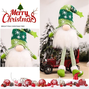 Рождественский гном Безликая кукла Рождественское украшение для дома 2023 Новинки Рождественский орнамент Navidad Natal Новогодние подарки