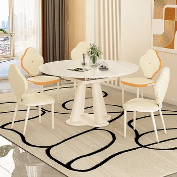 Роскошные обеденные стулья Vanity Nordic Modern с белым декором, трон, обеденные стулья, офисная эргономичная мебель для мероприятий XY50DC