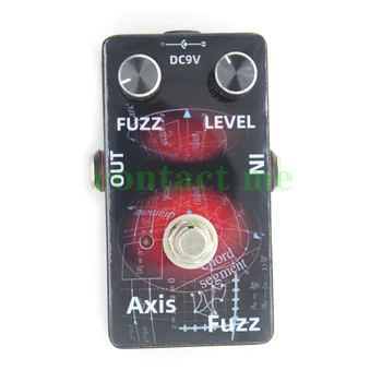 Ручной эффектор для электрогитары своими руками Mayer Axis Fuzz с гравировкой Fuzz fuzzy single block effector