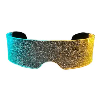 Светодиодные очки для вечеринок Привлекательные многофункциональные регулируемые блестящие светящиеся очки Удобные аксессуары для вечеринок на мероприятиях