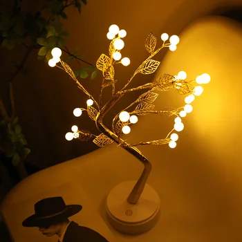 Светодиодный ночник, Рождественская елка, Светодиодный ночник, Декоративная настольная лампа, ночник для детской спальни, Свадебные Рождественские подарки