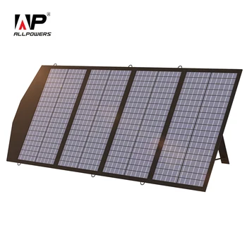 Складная Солнечная Панель ALLPOWERS 18V 140W Портативное Солнечное Мобильное Зарядное Устройство с MC-4 DC и USB-Выходом для Электростанции Camping RV