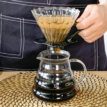 Стеклянная насадка для подачи кофе SENSEMAKE, размер 02, черная