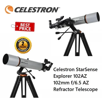Телескоп-рефрактор Celtron StarSense DX 102AZ 102 F/6.5 AZ с поддержкой функции p для определения звезд #22460