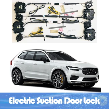 Умный автоматический Электрический всасывающий дверной замок для Volvo XC60 Автоматическое мягкое закрывание двери Автомобиля Super Silence Автомобильная дверь