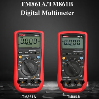 Цифровой Мультиметр TOPLIA серии TM861A True RMS 1000V Автоматический Диапазон Ручной Профессиональный Тестер Вольтметр multimeterAC/DC TM861B