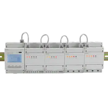 ADF400L-10S Интеллектуальный счетчик энергии на DIN-рейке, многомодульный измеритель управления питанием, 10 каналов, 3 фазы, 3 * 10 (80) A