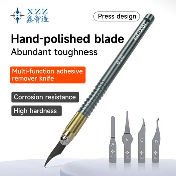 XZZ Sharp Blade D004 Нож для удаления клея с материнской платы телефона IC, лезвие для удаления клея, разборка чипов, ремонт слоев материнской платы