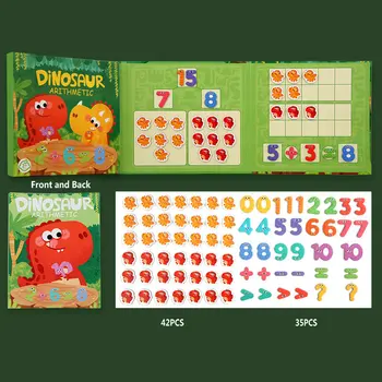 Детская математика, арифметика, магнитно-цифровое разложение, арифметика, игры Монтессори для детей раннего обучения, детские игрушки