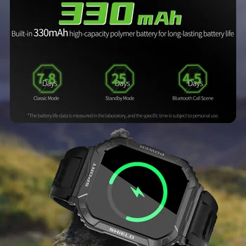 Новые умные часы 2023 года IP68 водонепроницаемые true blood oxygen с длительным режимом ожидания, спортивные часы на открытом воздухе для мужчин для Apple / Android