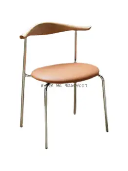 Простой Винтажный стул из массива дерева, домашний Рабочий стол, стул для ресторана, обеденный стул для переговоров в Кофейне, Офисный стул